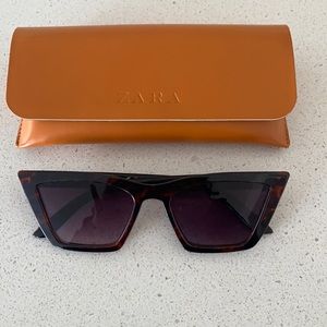 Zara tortoise cateye sunglasses